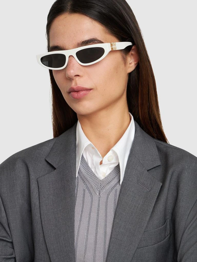 MIU MIU Cat-eye Mask Acetate Sunglasses 1