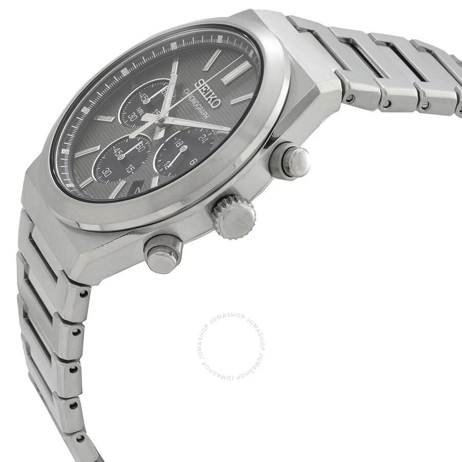 Seiko Sport Chronograph Quartz Grey Dial Men's Watch SSB455P1 2