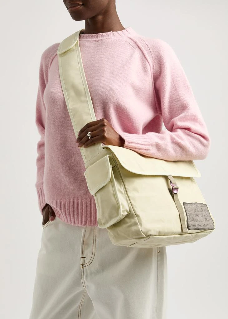 Acne Studios Andemer waxed canvas messenger bag 5