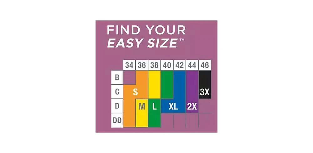 Olga Easy Does It Full Coverage Smoothing Bra GM3911A 3