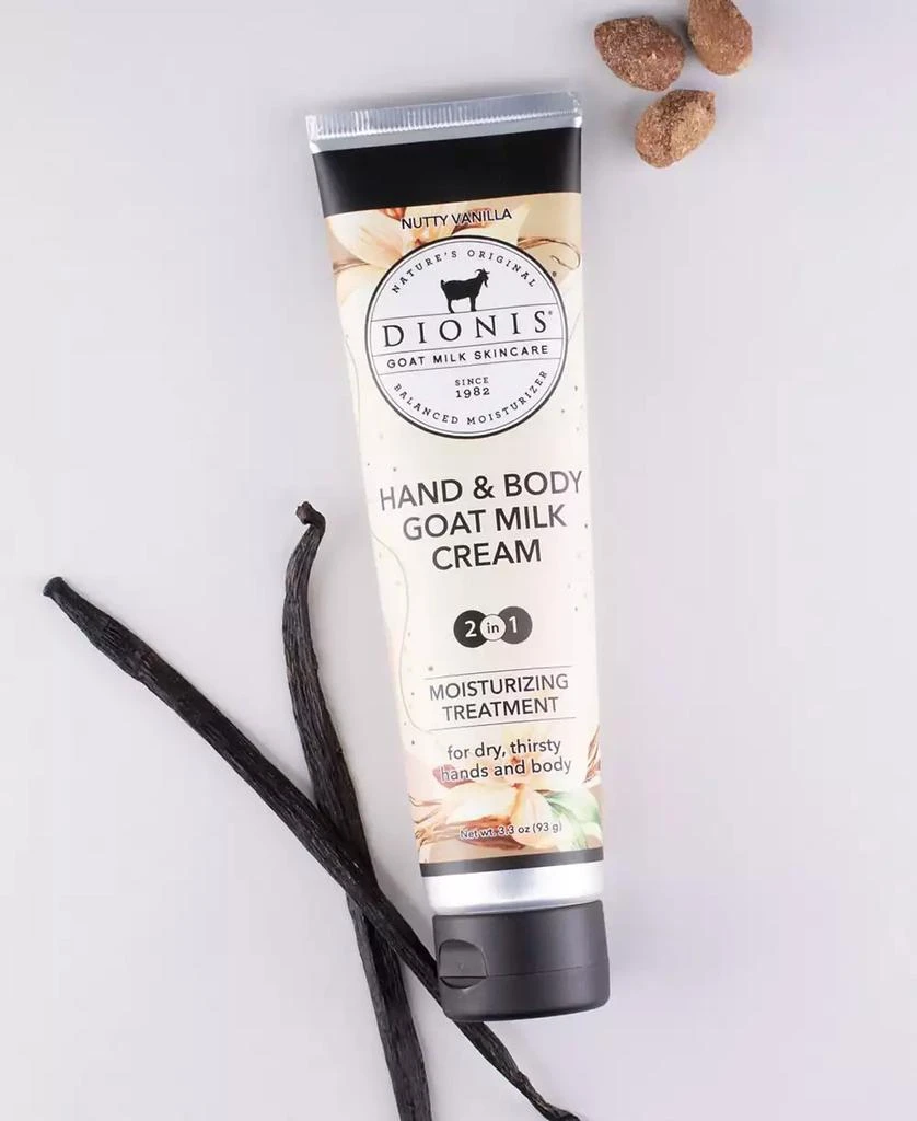 Dionis Nutty Vanilla Hand Body Goat Milk Cream 2