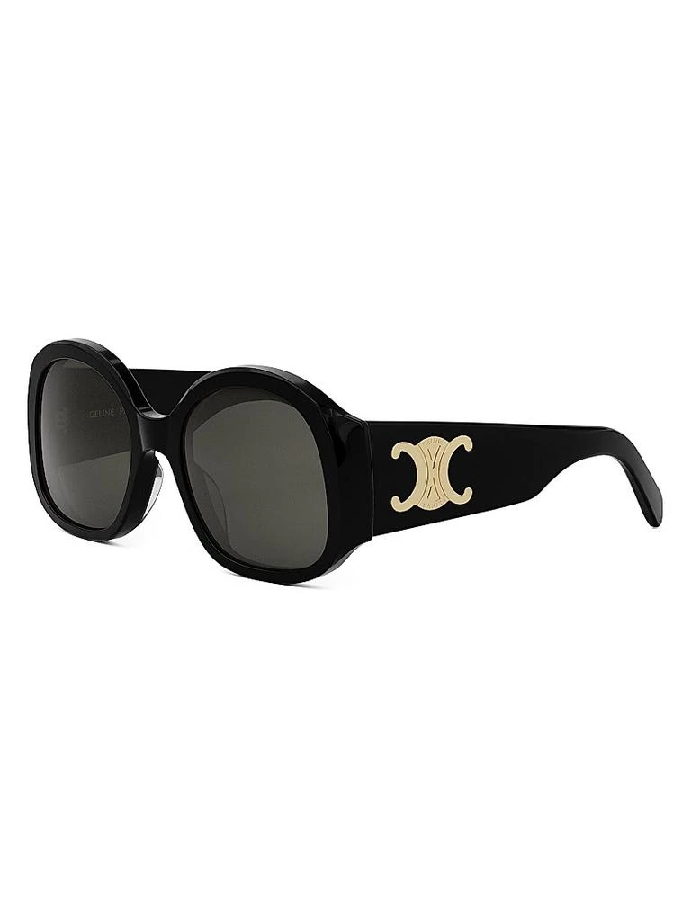 Celine Maxi Triomphe 54MM Round Sunglasses - Accessories  display picture 2