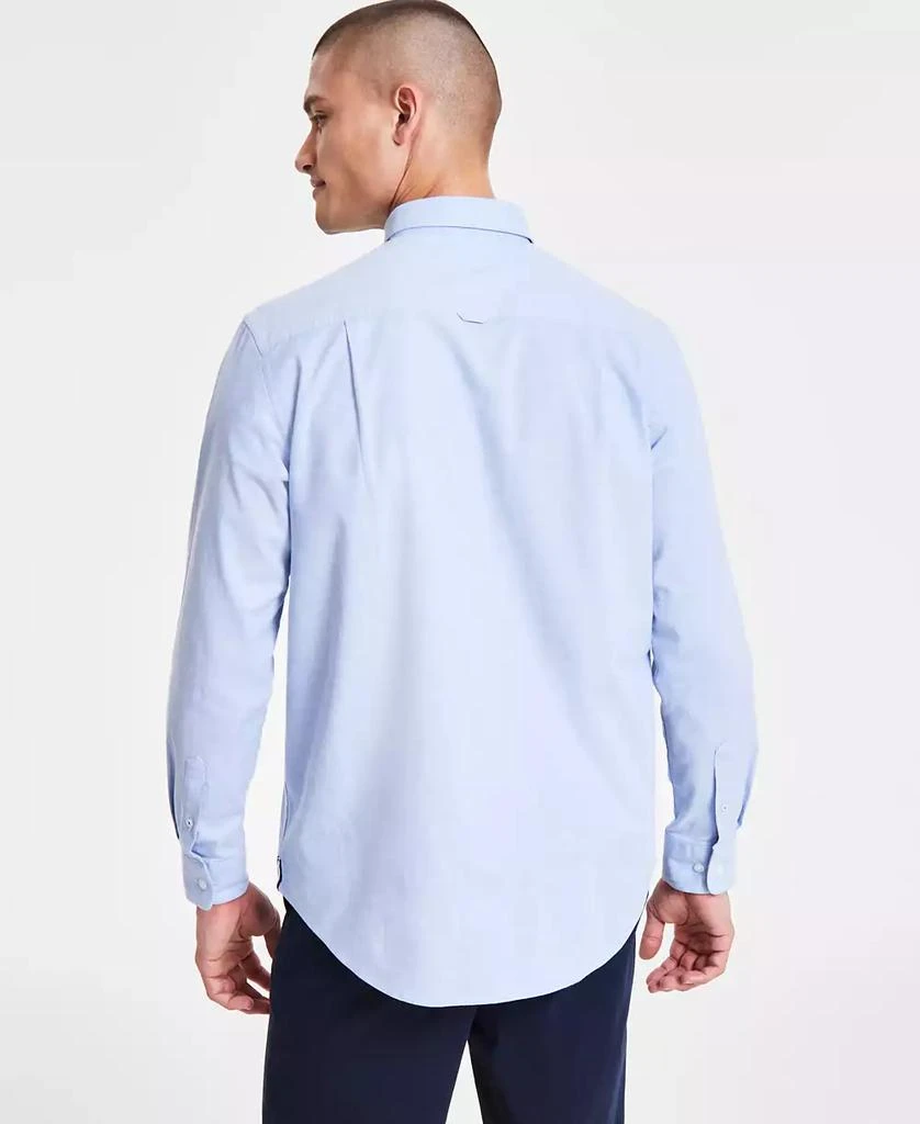 Club Room Men's Solid Stretch Oxford Cotton Shirt, Created for Macy's 3