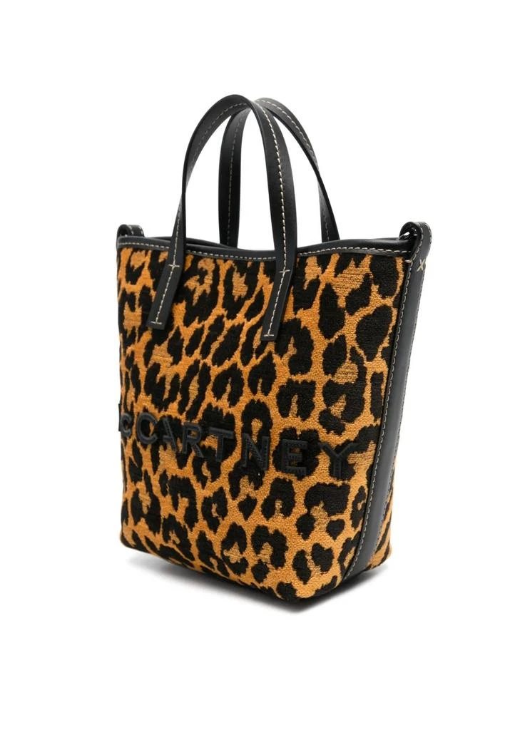 Stella McCartney Bucket Bag Eco Leopard Jacquard Fabric 3