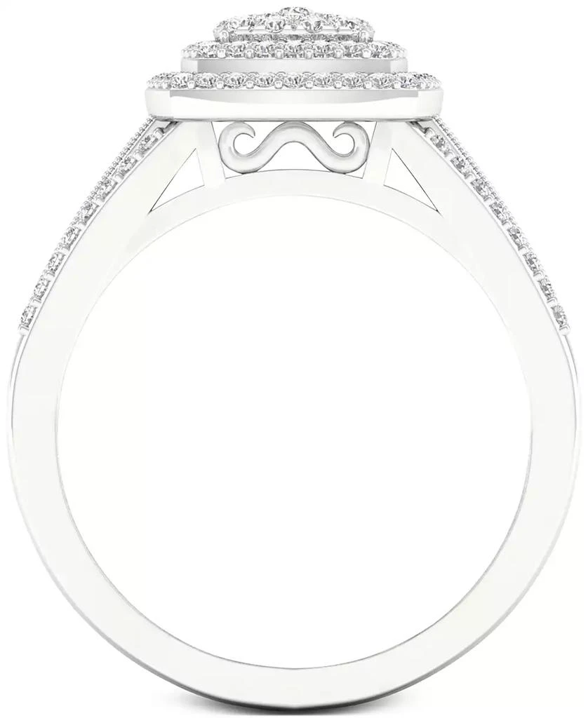 Macy's Diamond Cluster Ring (1/2 ct. t.w.) in Sterling Silver 3