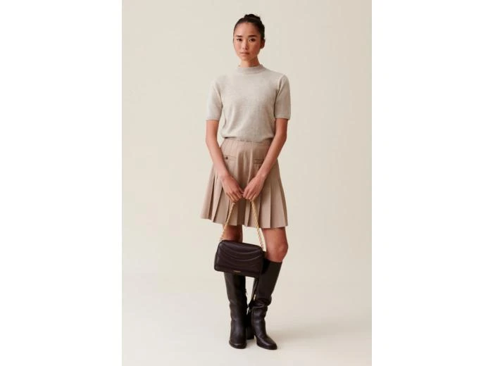 Claudie Pierlot Jupe courte plissée 1