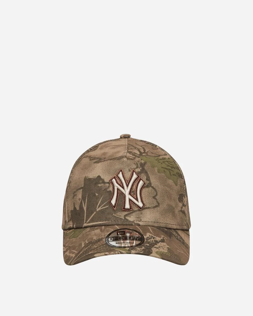 New Era New York Yankees Leaf Camo 9FORTY A-Frame Adjustable Cap Brown 1