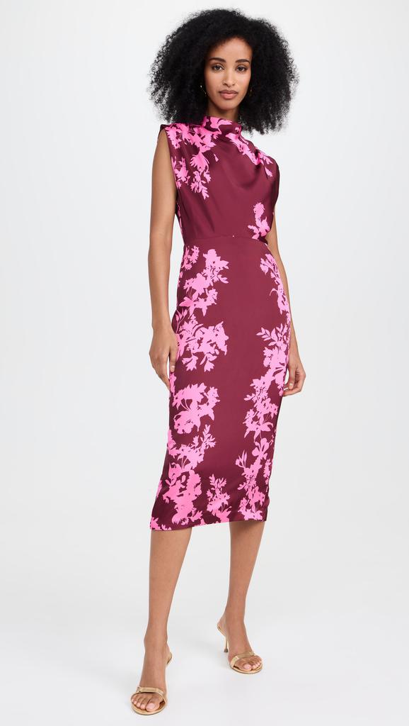 Hemant and Nandita Sleeveless Midi Dress