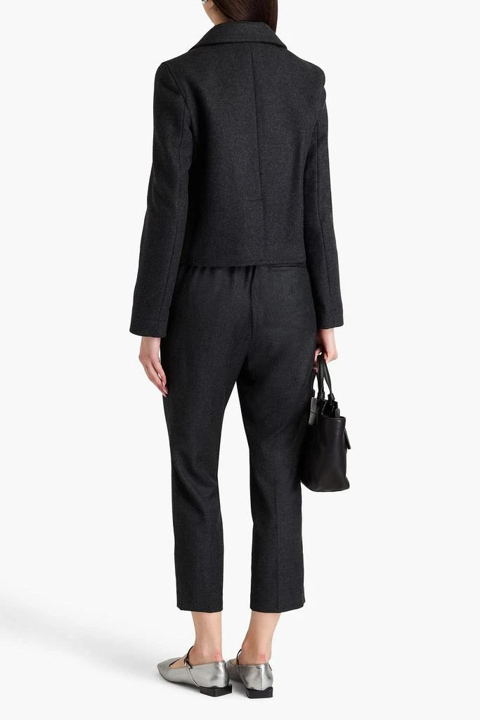 Theory Double-breasted wool-blend felt coat 3