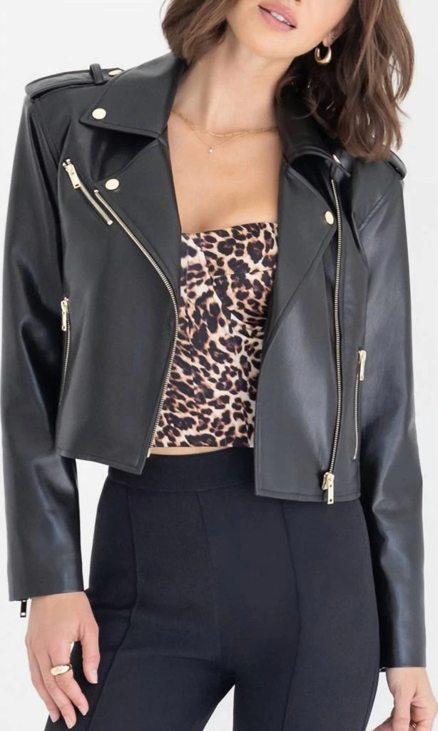 Generation Love Generation Love - Cosita Crepe Moto Jacket 3