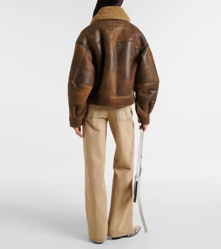 Acne Studios Lakota leather and shearling jacket 3