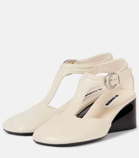 Jil Sander Leather Mary Jane pumps 4