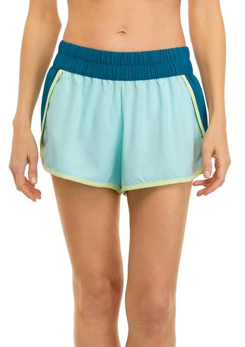 ZELOS Woven Color Block Running Shorts 1