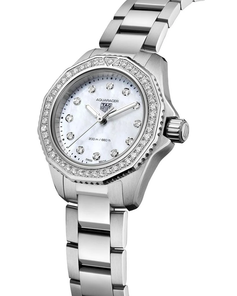 TAG Heuer Aquaracer Professional 200 Mother-Of-Pearl and Diamond Watch, 30mm 3