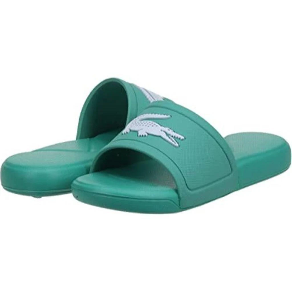 Lacoste Green Logo Toddler Slides 3