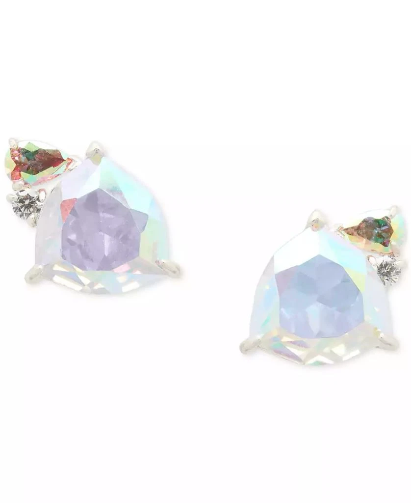 Kate Spade Silver-Tone Mixed-Cut Cubic Zirconia Stud Earrings 1