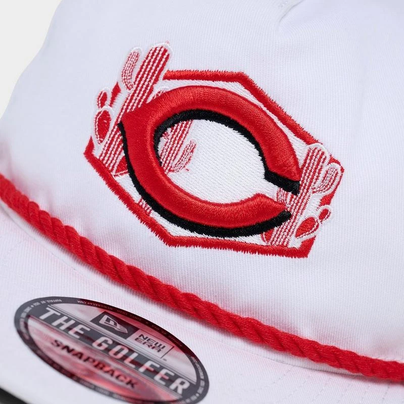 New Era New Era Cincinnati Reds MLB The Golfer Team Text Snapback Hat 6