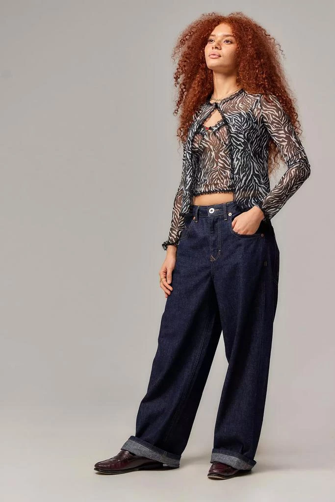 Urban Outfitters UO Zebra Print Mesh Cardigan 2