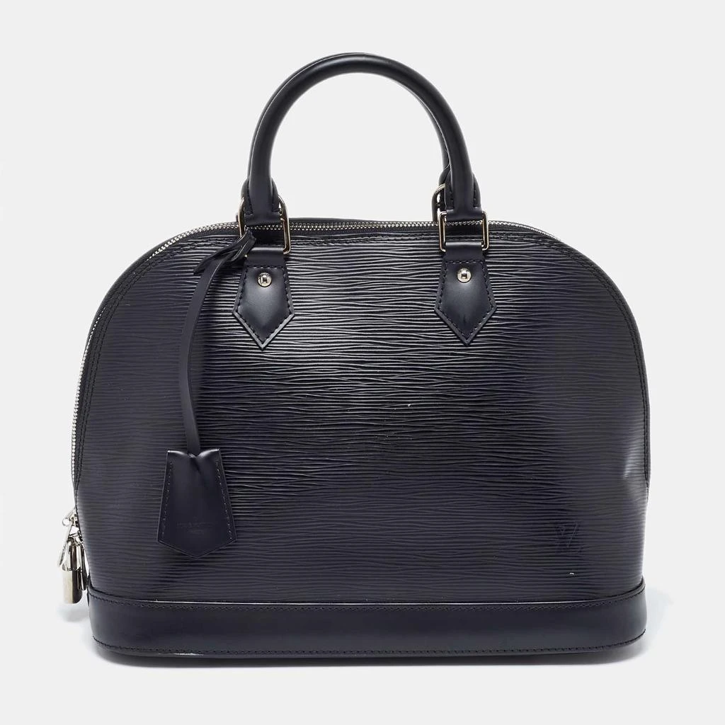 Louis Vuitton Louis Vuitton Black Epi Leather Alma PM Bag 1