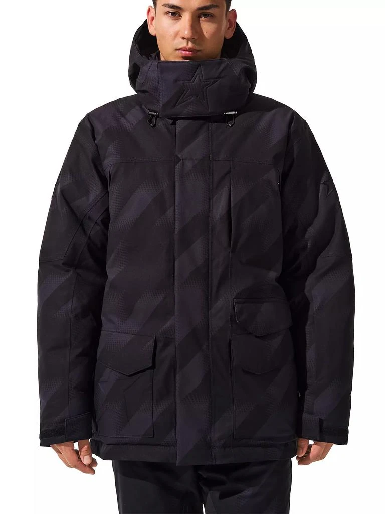PERFECT MOMENT Max Houndstooth Down Hooded Ski Parka 4
