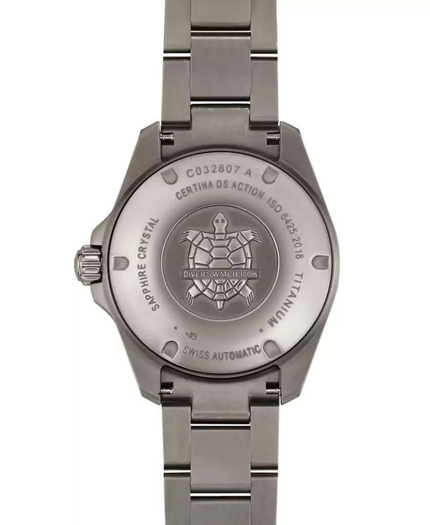 Certina Women's Swiss Automatic DS Action Diver Titanium Bracelet Watch 38mm 2