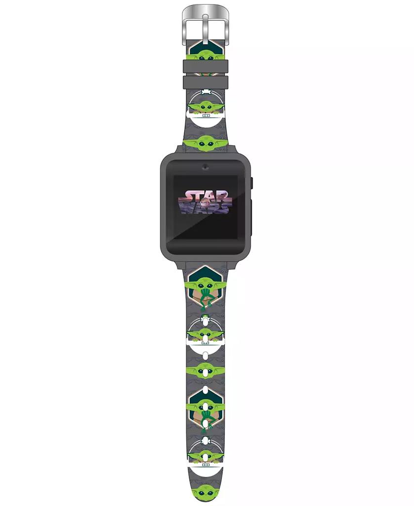 Accutime Kid's Star Wars Baby Yoda Gray Silicone Strap Smart Watch 46x41mm