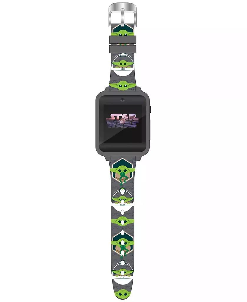 Accutime Kid's Star Wars Baby Yoda Gray Silicone Strap Smart Watch 46x41mm 2