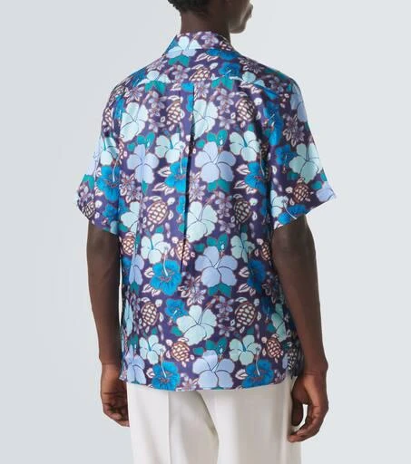 Vilebrequin Charli floral silk bowling shirt 4