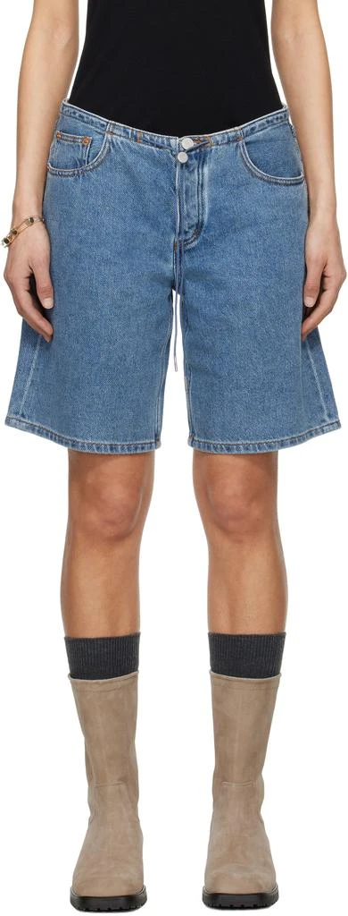 Still Here Blue Cool Denim Shorts 1