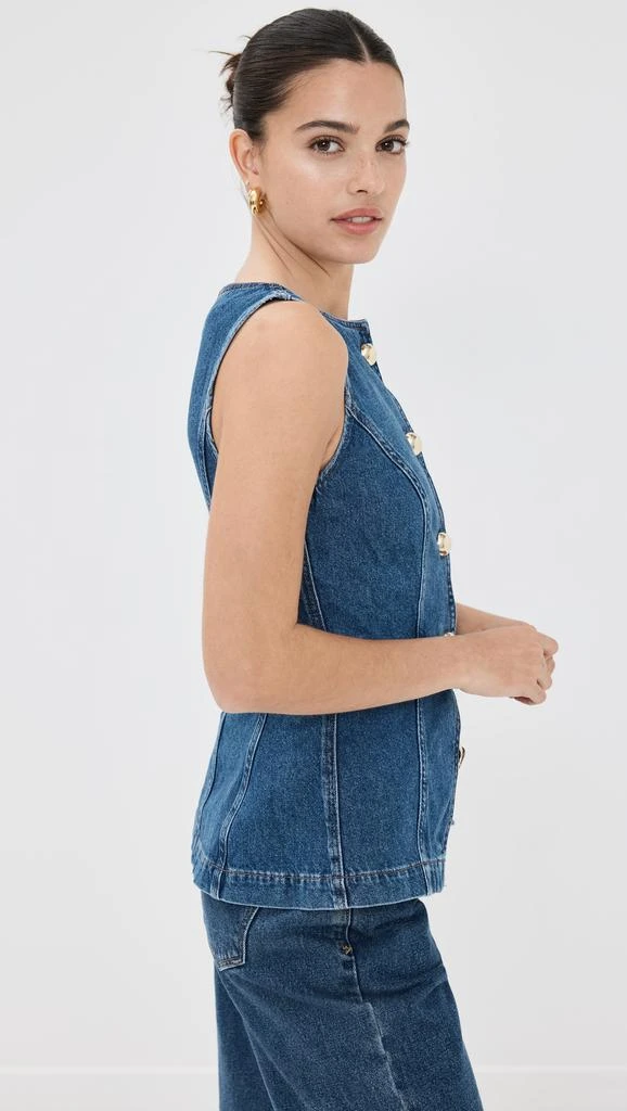 Reformation Ophelia Denim Top 3