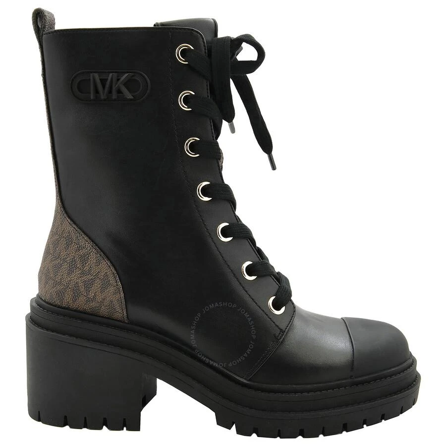 Michael Kors Hanley Logo Heeled Combat Boots 1