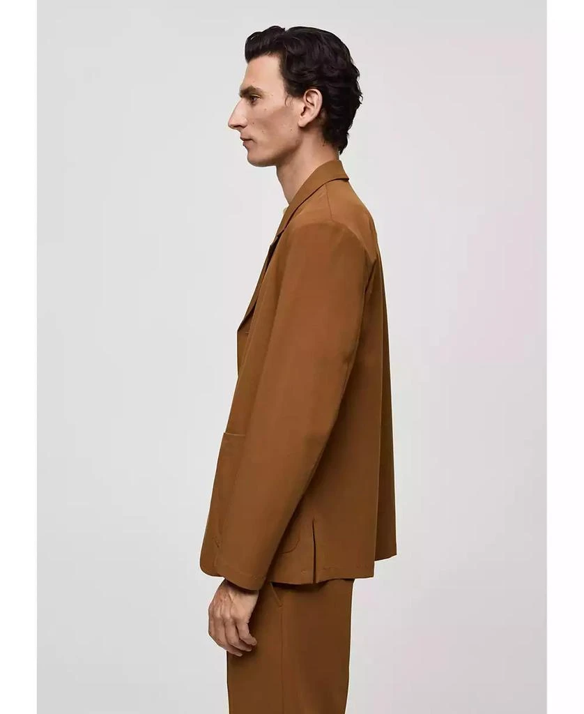 Mango Men's Pockets Detail Suit Blazer 4