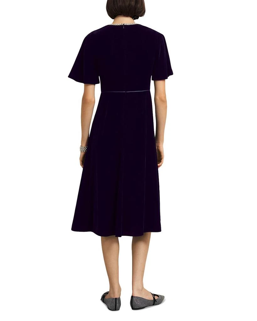 HOBBS LONDON Catalina Velvet Dress 3