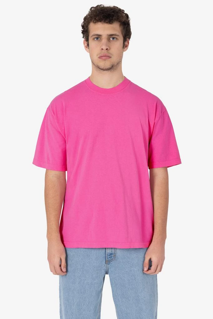 Los Angeles Apparel The 1801 - 6.5oz Garment Dye Crew Neck T-Shirt (Pigment Dye) 3
