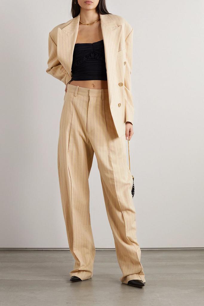 Isabel Marant Klero double-breasted striped crepe blazer