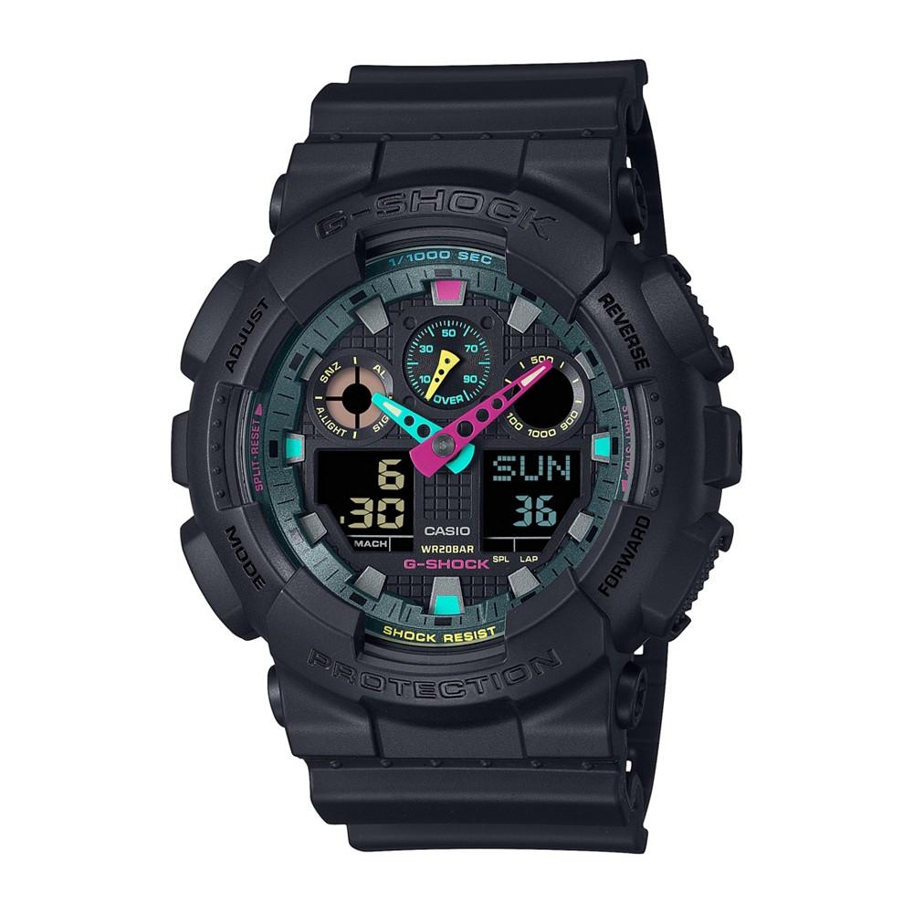 G-Shock Mens Analog Digital Black Resin Watch, 55mm, GA100MF-1A