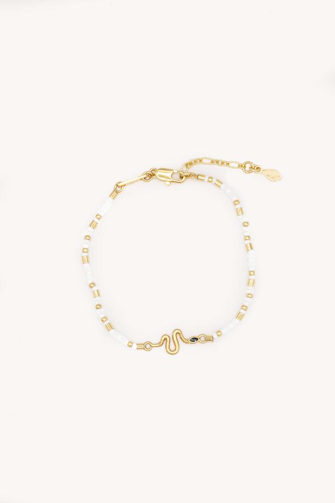 Rebecca Minkoff Snake Seed Bead Bracelet