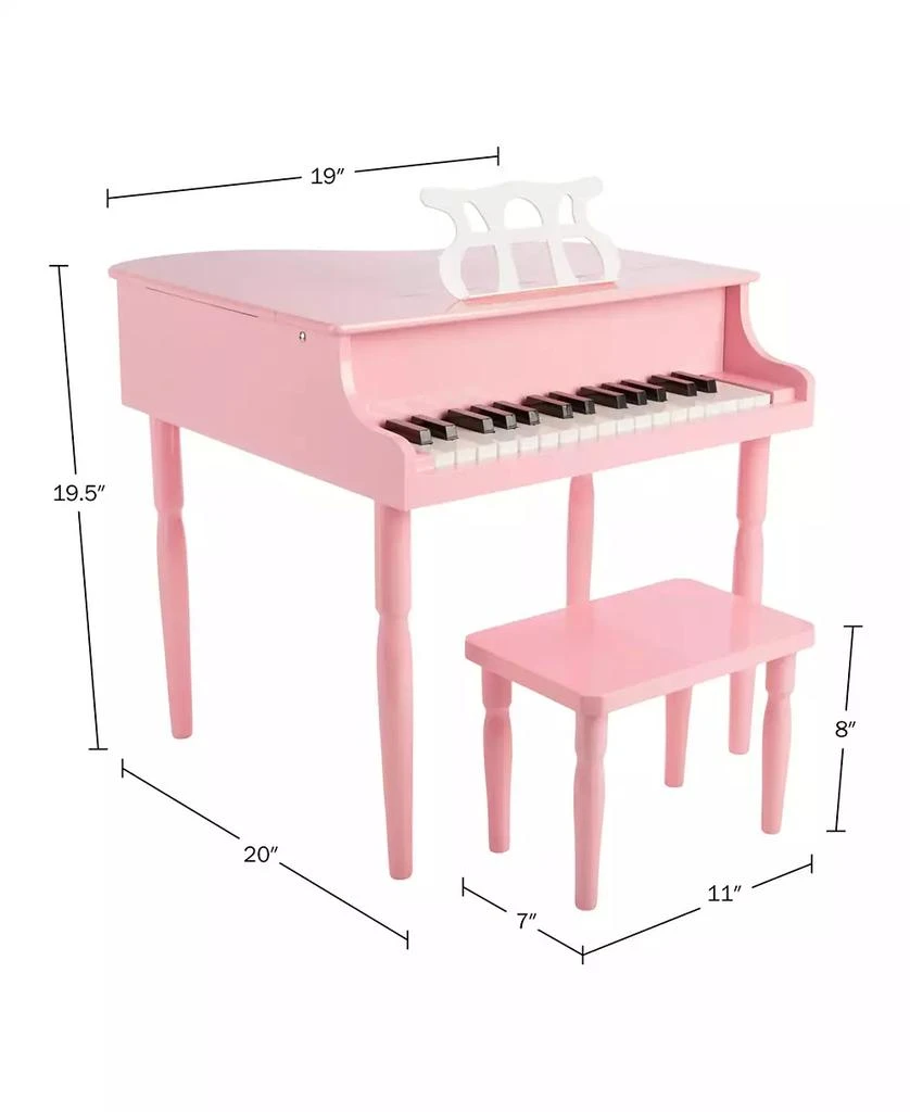Trademark Global Hey Play 30 Key Mini Grand Piano 3