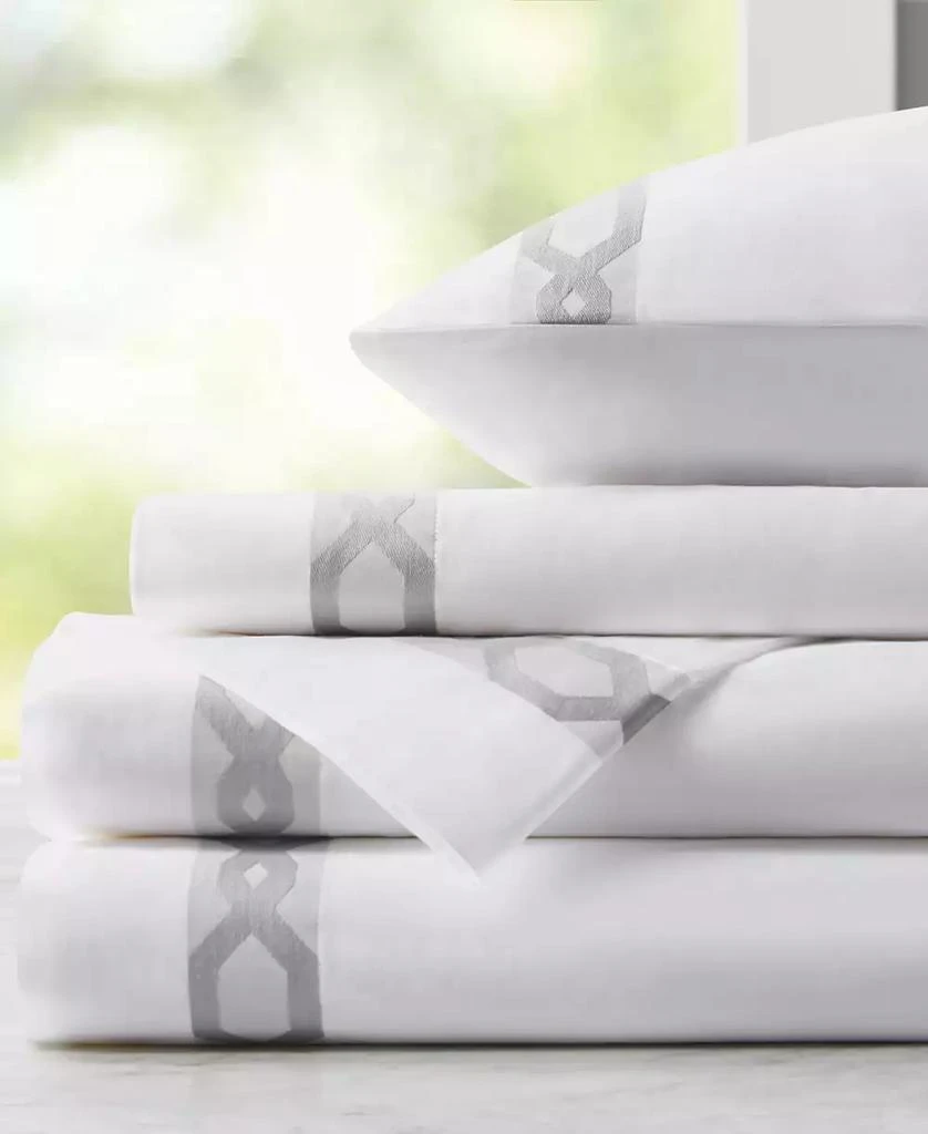 Croscill CLOSEOUT! Hem 300 Thread Count Cotton Sateen 4-Pc. Sheet Set, King 1