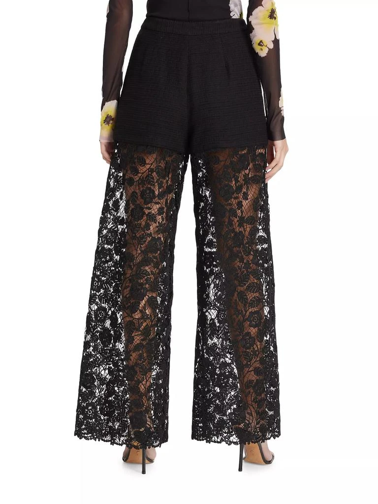 PRABAL GURUNG Corded Lace Straight-Leg Pants 5