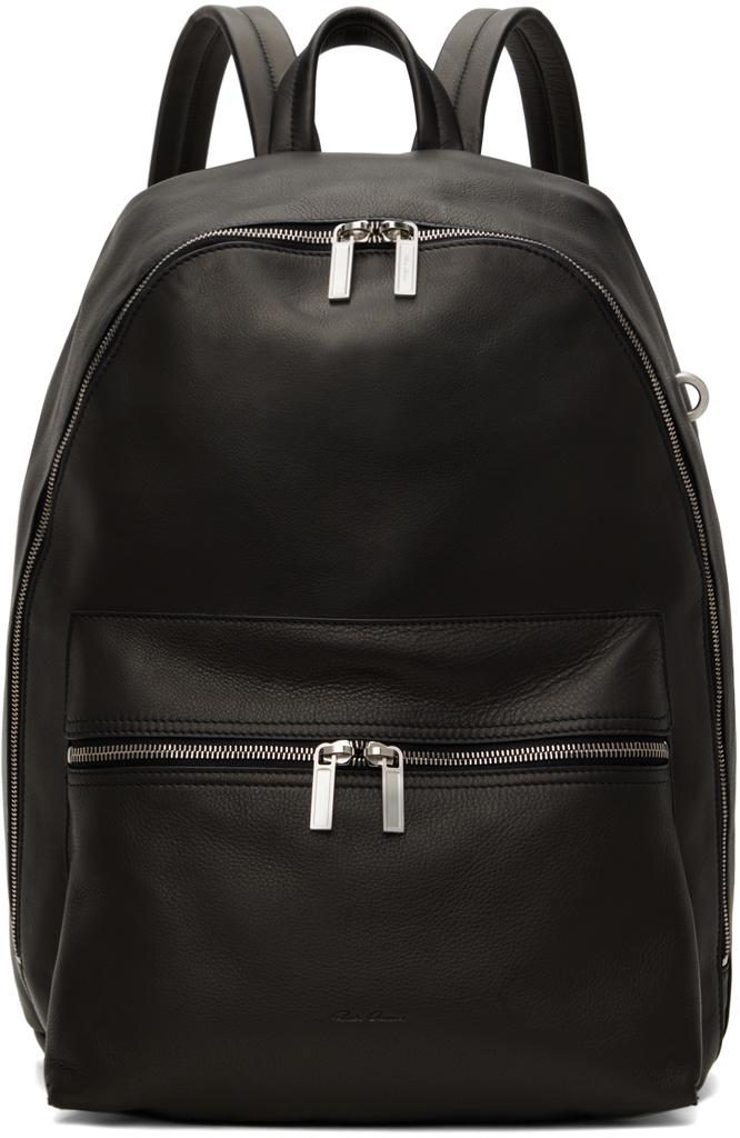 バックパック・リュック [Disney X Rawrow] Backpack Leather 701 (Black) Rick Owens Black Porterville Leather Backpack - Backpacks