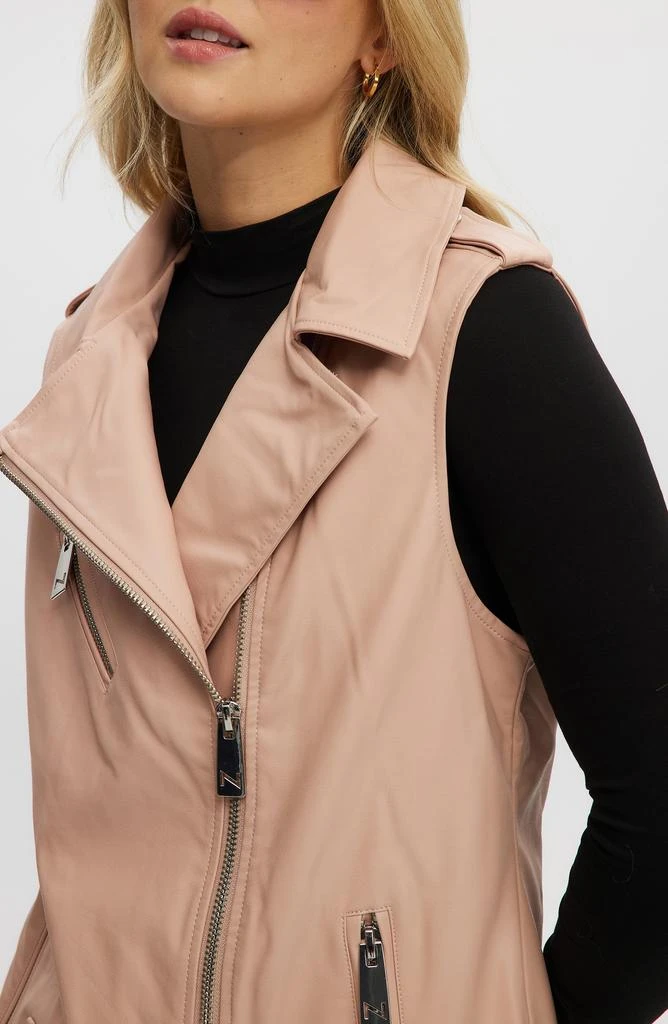 NOIZE Faux Leather Vest 3