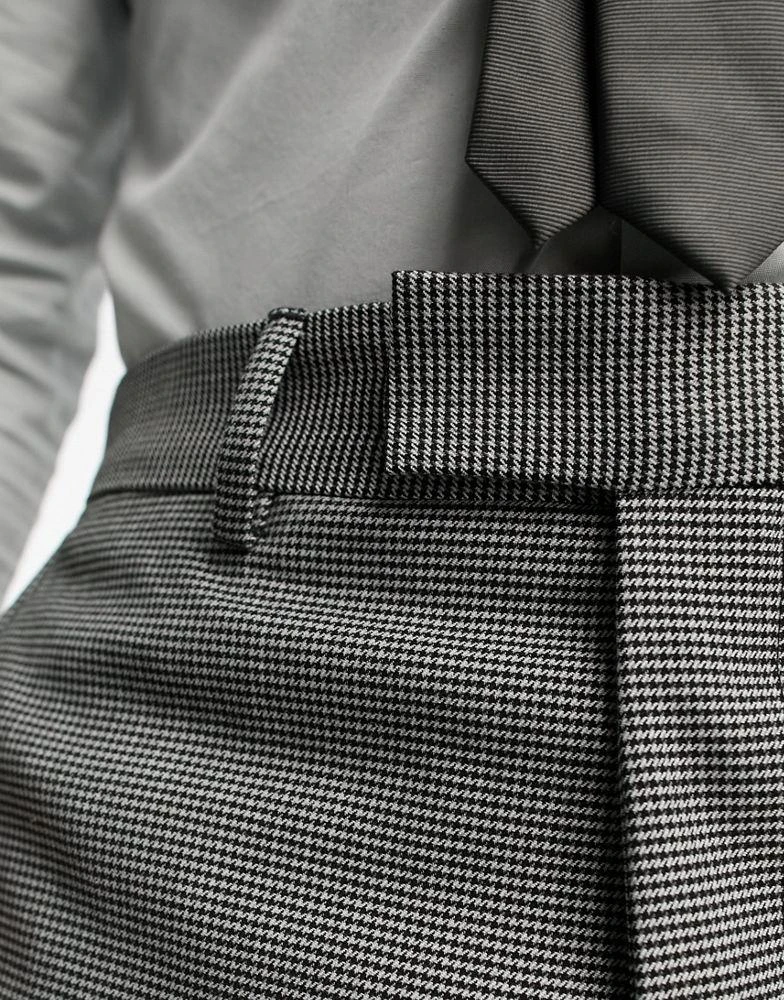 French Connection French Connection suit trousers in marine and grey check 2