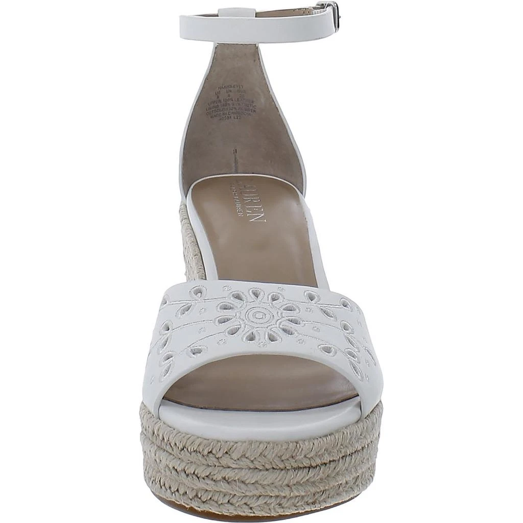 Ralph Lauren Haana Eylt Womens Leather Espadrilles 3
