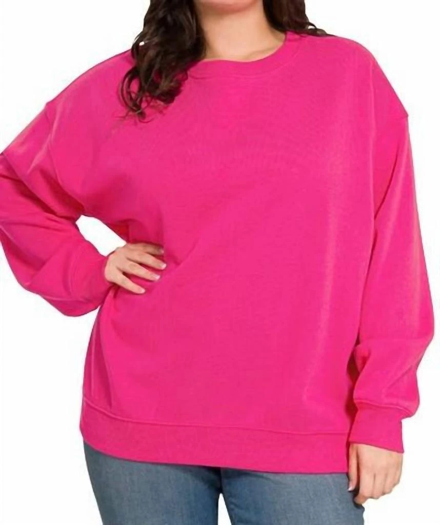 ZENANA Zenana - Fleece Sweatshirt 1