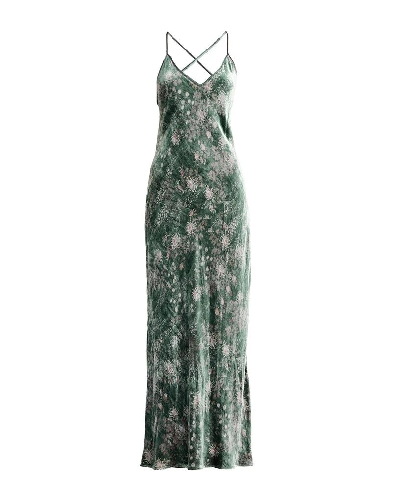 halter sheath dress Antonia Satin Cowl Halter Neck Rouched Floor Length Dress main image 1