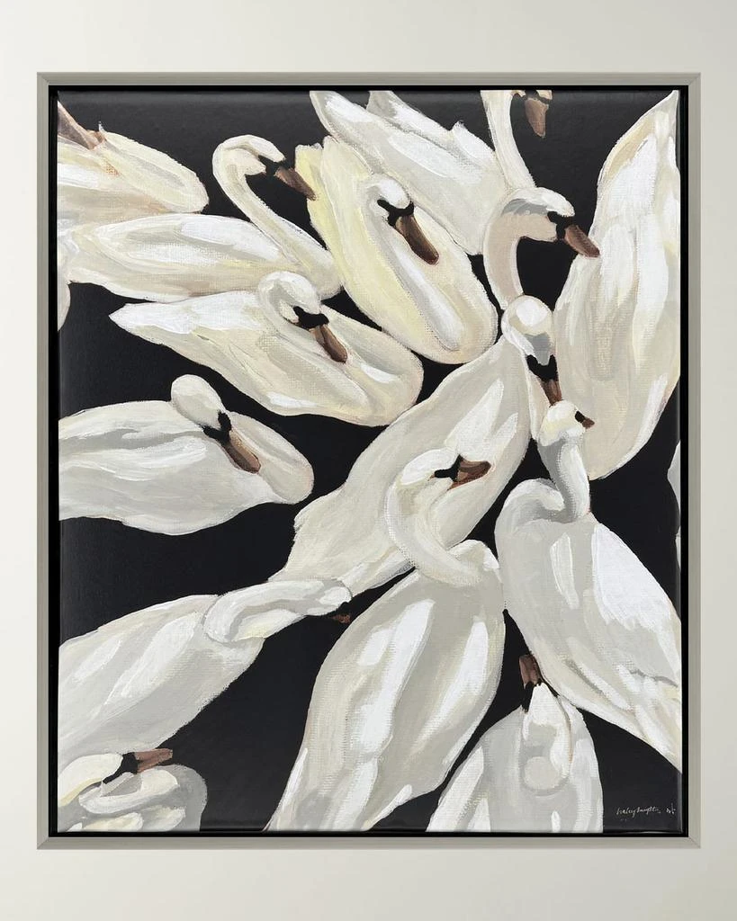  "Bevy" Framed Giclee by Haley Knighten