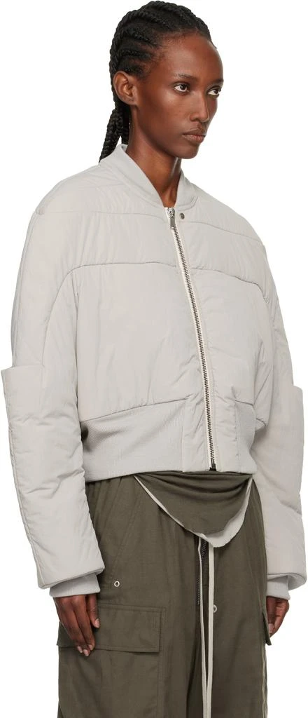 Rick Owens Off-White Concordians Girdered Cropped Bomber Down Jacket 2