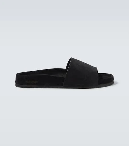 Tom Ford Harris suede slides 1