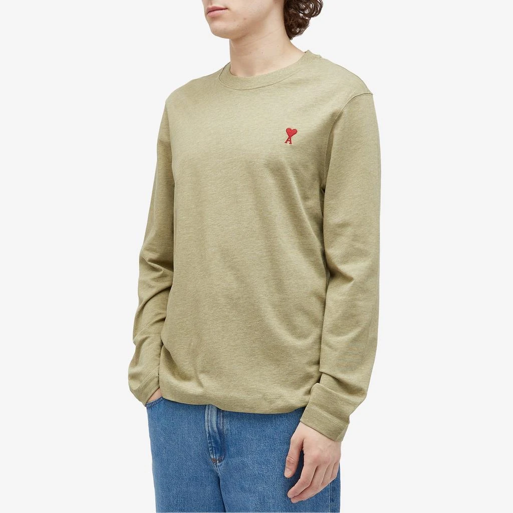 AMI AMI Paris Long Sleeve Small A Heart T-Shirt 2